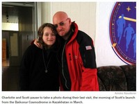 「我看著他離開地球」11歲女兒當特派員記錄爸爸上太空