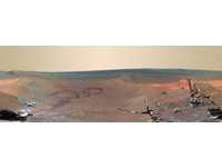 機會號花4個月　火星隕石坑全景圖高畫質呈現