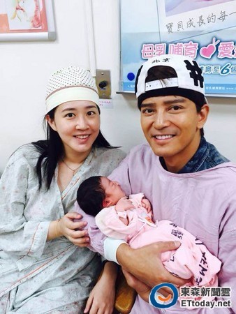 陈晓东和老婆8月喜迎2女儿出生.(图/陈晓东经纪人提供)