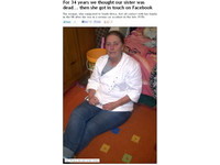 「死亡」34年　失憶婦臉書找回親人