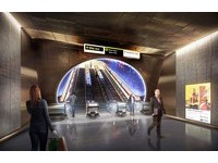 充滿未來感！倫敦地鐵公布新車站藍牆設計