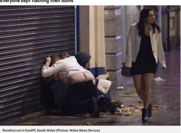 跨年狂欢后英国街头「露屁活尸」现踪 | ETtoday国际新闻 | ETtoday 新闻云