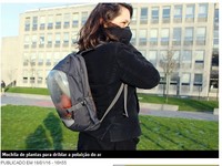 抗霾害！荷蘭學生發明「植物背包」　隨身攜帶新鮮空氣