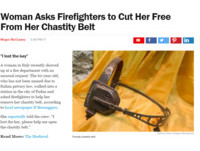 「我搞丟鑰匙了」　義大利女求助消防員解開貞操帶