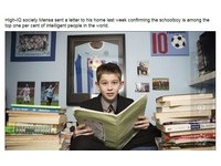 英國11歲天才童IQ162　比霍金、愛因斯坦還高2分