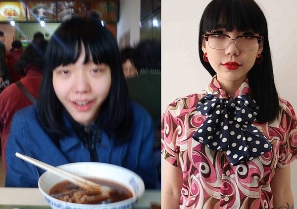 图/《好声音》亚军吴莫愁素颜曝光 搞怪女一秒变村姑
