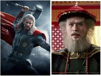 這真的是鰲拜！戴金髮cos雷神　「舉錘狠瞪」簡直雙胞胎
