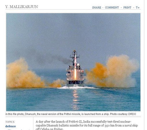 半个月试射4次飞弹 印度狂催海军火力 | ETtod