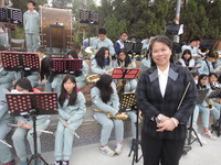 許瑞芬老師用報廢樂器創管樂團　為金門學生開啟音樂路