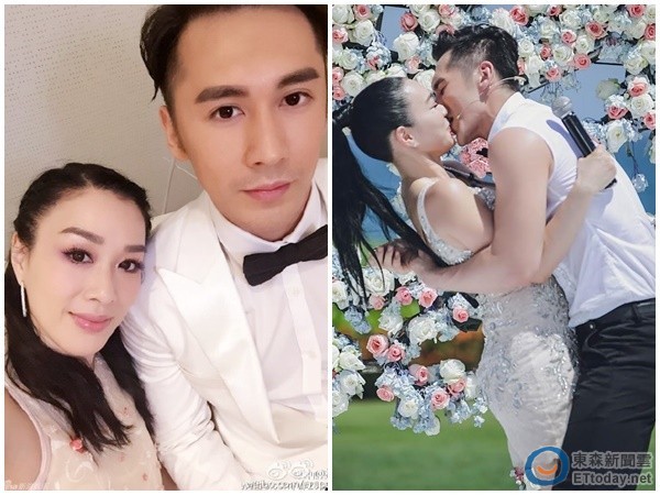 2015年录制恋爱实境节目《如果爱》时,和小12岁的大陆男星张伦硕假戏
