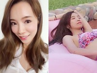 茵茵濕身放送比基尼辣照！　螞蟻腰＋白皙嫩肌超養眼