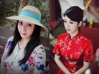 韓瑜辣曬露肩照！　拍戲包緊緊「當大嬸有點久了…」