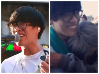 街友嬤見封面本尊盧廣仲!激動相擁暖爆:謝謝改變我生活