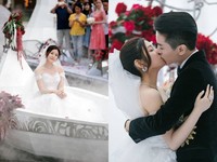 陳妍希划船入場擁吻陳曉爆哭！現場響起《柯南》主題曲