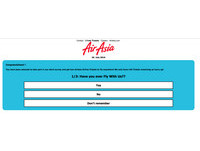 假的！網傳「填問券送機票」　AirAsia出面澄清