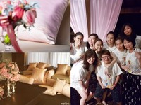 林心如婚前單身趴！　「浪漫粉紅」佈置炸出少女心