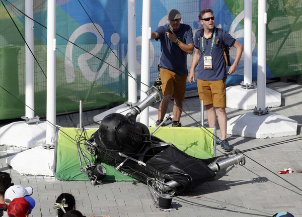 鋼纜斷裂摔「懸吊式攝影機」！ 奧林匹克公園釀7傷  | 文章內置圖片