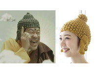 在佛祖頭上動土？　日本人推「如來佛」毛線帽　