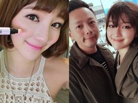 陳泱瑾掀衣露5月孕肚　老公蹲下「低頭親吻」閃爆！