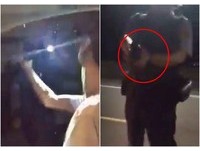 警盤查掏槍要求下車 他嗆「我不要!有種開槍!」網正反戰