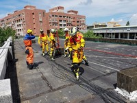 震災模擬救援演練　義勇特種搜救隊訓練搜救戰技