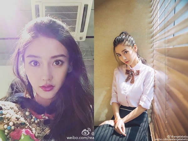 angelababy拥有甜美外型,深受许多粉丝喜爱.