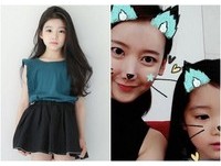 南韓最美女童爆紅！吸43.5萬粉絲　一張照片見證：基因果然強大