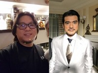 包子臉歌手捕獲金城武！　同框男神雙手捧臉「超顯瘦」