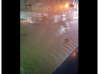 台南永康水淹大腿　居民嚇：「比88水災嚴重」