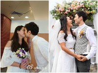 鳳小岳補辦戶外婚禮娶回美嬌娘！張孝全、桂綸鎂都到場
