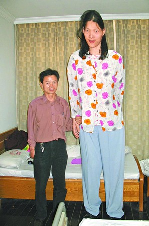 世界第一高女230cm 安徽姑娘(圖)