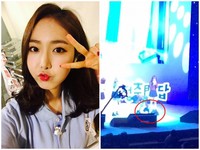 GFRIEND信飛表演中途昏倒！　唱到一半癱軟在舞台上