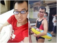 鄧佳華揚言跳淡水河！　剛被警察制止又「直播翻欄杆」
