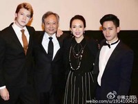 章子怡曬合照挺《中場戰事》　「李安變瘦、頭髮白了」