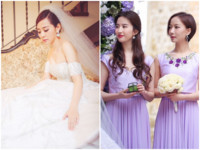 史上最義氣新娘!張靚穎&伴娘劉亦菲穿同牌 一起當仙女