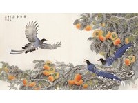 蕭培麗／絹絲上的鳥兒飛了—栩栩如生的工筆畫