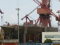 055艦主甲板已貫通 造價僅「朱瓦特號」的十分之一