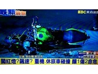 19歲女乘客沒搭過重機…男載她體驗 撞休旅車2命危1傷