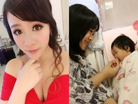 美女主播高燒40度不能接近女兒　萌娃躺行李箱爆哭！