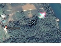 Google拍到坪林山頭「幽靈飛機」　居民：50多年前曾軍機失事