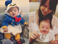 彎彎兒子「小圓仔」笑點低 可愛萌裝上身秒融化