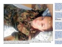 瑞士女兵愛放自拍照　「太煽情」惹軍方抓狂開除