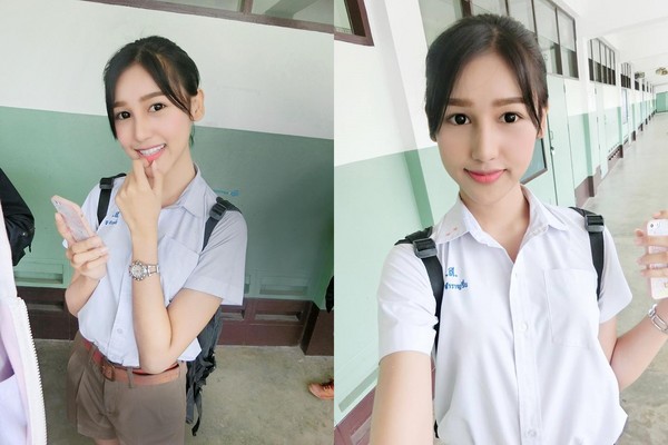 高中校花美到逆天!比基尼甜笑超杀 读的竟是「男校」?