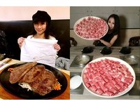台灣41公斤「大胃女」　90分鐘內吃光95盎司厚切牛排！