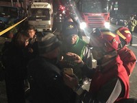 快訊/新營寒夜惡火!一家五口燒成焦屍 父慘死家門