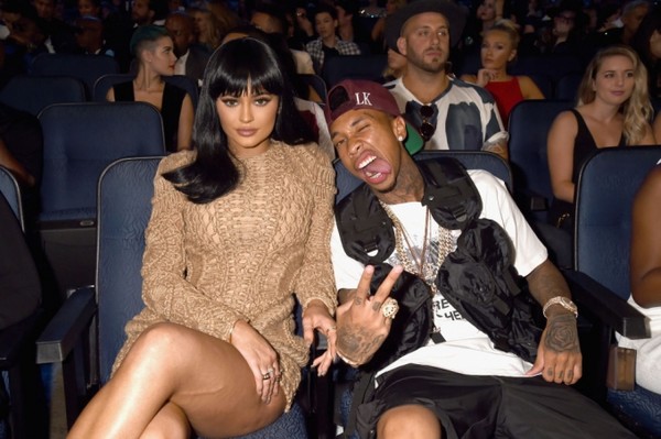kylie jenner与歌手男友tyga 分手后复合