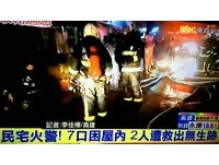 快訊/透天民宅大火!7口困屋內…2少女不治 屋主抱頭哭