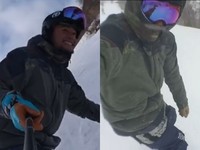 張震嶽滑雪中自拍影片　傾斜高速下滑「帥到翻！」