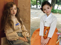 電到了!8歲英韓混血妞萌翻 網友:我願意等她長大