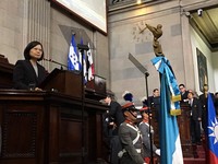 【全文】小英瓜地馬拉國會演說 瓜國首次啟動直播系統